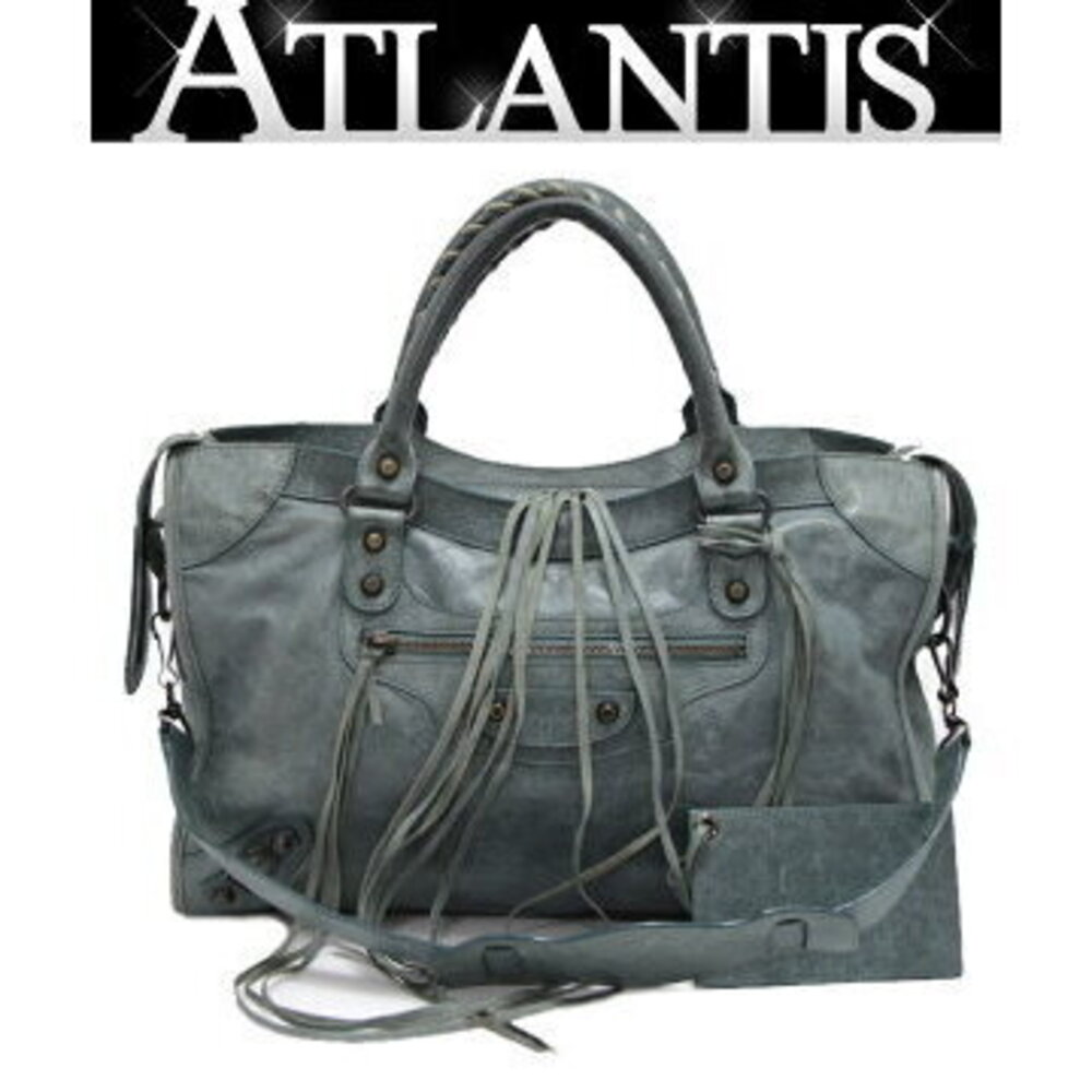 Balenciaga City Bag Leather Green